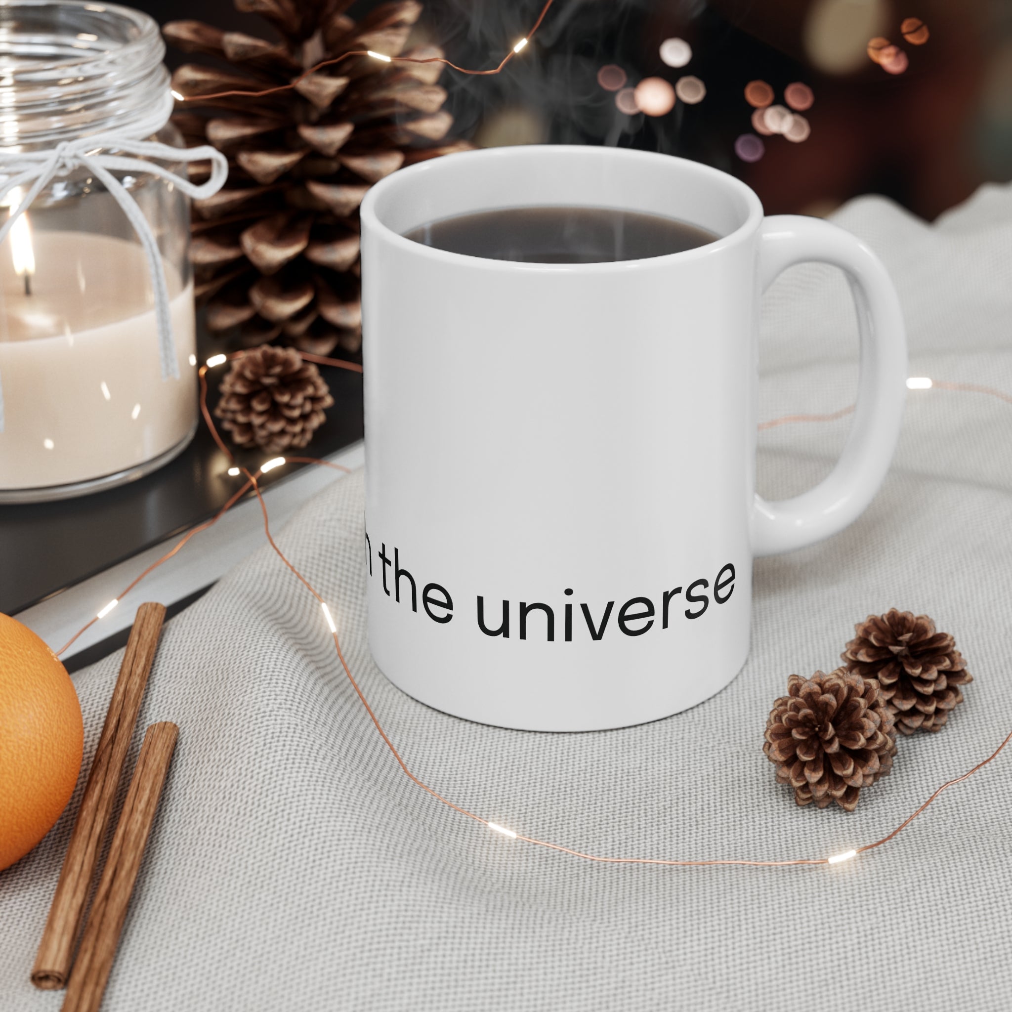 Bodhi Boy Mug: chitchat with the universe
