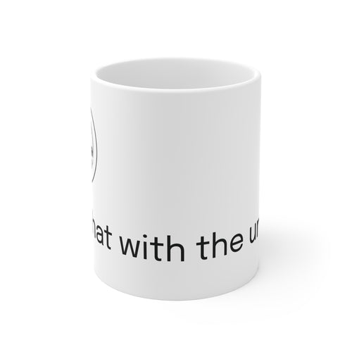 Bodhi Boy Mug: chitchat with the universe